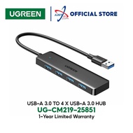UGREEN CM219 USB-A 3.0 TO 4-PORTS HUB 5GBPS 15CM (UG-CM219-25851)