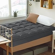 CYMULA Mattress Topper Twin Size, Extra Thick Mattress Pad Pillow Top for Deep Sleep, Soft Mattress 