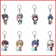 Ere1 Laid-Back Camp Toki Ayano Toba Minami acylic key holder keychain bag pendant Shima Rin Kagamihara Nadeshiko