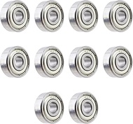 T Tulead R4AZZ Deep Groove Ball Bearing Steel Double Metal Seal Bearings 19x6x7mm Skateboard Bearing