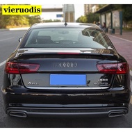 FOR Accessories New Spoiler Audi A6 C7 2011-18 High Quality ABS Material Car Trunk Lip Wings Tail Sp