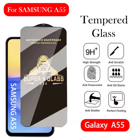 Gorilla Tempered Glass For SAMSUNG A55 5g Screen Protector for Samsung A55