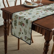 Table Runner Nordic Table Runner Cotton Table Runner with Tassels Cotton Linen Tablecloth Mat for Di
