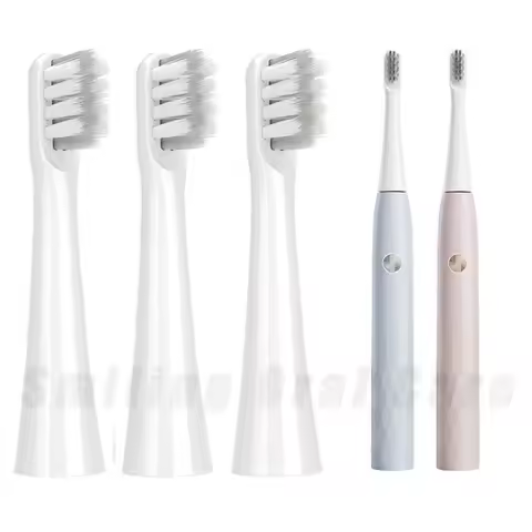 For enchen/ENCHEN T501 Electric Toothbrush Heads Replacement Head Soft Brush Bristles Enchen T501 Re