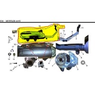 SYM VTS200 MUFFLER PART -3 VTS 200