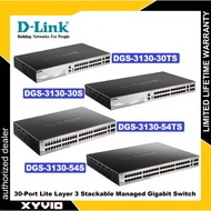 D-LINK DGS-3130-30TS / DGS-3130-30S / DGS-3130-54TS / DGS-3130-54S / DGS-3130-30PS / DGS-3130-54PS M