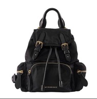 Burberry Small Rucksack 金扣黑色尼龍背包