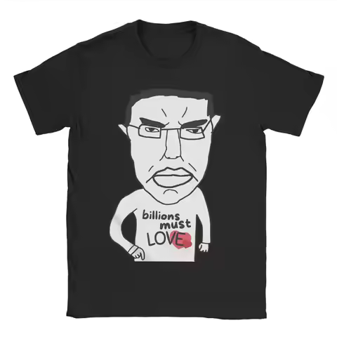 Nothing Ever Happens Funny Chudjak Meme T Shirt Men Women's Pure Cotton Novelty T-Shirts Crew Neck T