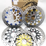 KING DRAG DISC BRAKE 267MM Ori KING DRAG GOLD  SILVER COLOUR Yamaha Y15 Y15zr Lc135 5s 125Z  125Zr