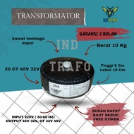 20 ampere donut toroid transformer ct 45v - 32v