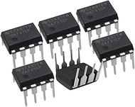 Texas Instruments (( 6 Pieces )) UA741CP IC OPAMP GP 1MHZ SGL LP 8DIP 741 UA741, IC OPAMP GP 1MHZ 8D