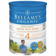 Bellamy's Organic Junior Milk Drink Step 4 3+Y 900g - Organic Toddler Milk