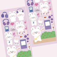 [DALZZI PLANET] Love Melody Sticker / made korea sticker / diary sticker / daily sticker