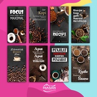 Cafe Wall Decoration Display Coffee Poster Coffee Kitchen Decoration Wall Decor Motivational Quotes 