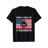 Men's T-Shirt 4 July - Patriotic BBQ Motif