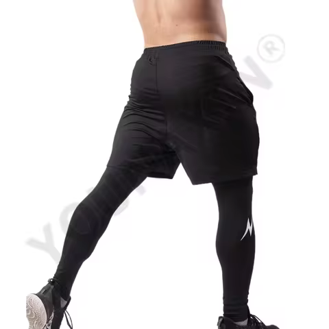 Men Big Size Sports Pants Tight Running Basketball Sportswear Fitness Traning Gym Trousers S M L XL 