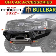 FORD RANGER T9 2022 IRON STEEL FRONT RAID BUMPER BULL BAR WITH LIGHT BAR