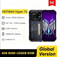HOTWAV Hyper 7S 5G Rugged Smartphone Android 15 IP68/IP69K 4GB+256GB 6.6 Inch HD+ 120Hz 10800mAh 20W