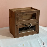 Letter Sorter with 1 Drawer by 九漾 📦 READY STOCK [desk | organization | vintage zakka | writers | pen