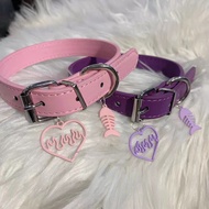 Y2K Baddie Fish Bone Choker with Heart Pendant, Japanese Street Style Necklace, Adjustable Alternati