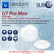 Ubiquiti U7 Pro Max WiFi 7 Access Point PoE+ Enterprise/Dense Deployments with 8 Spatial Streams