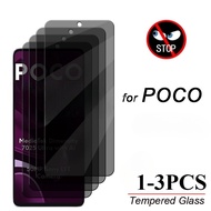 9H Clear Tempered Glass Privacy Screen Protector For Xiaomi Poco M7 M6 M5s M5 M4 M3 M2 Pro Plus 5G 4