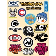 Circle Sticker Set Waterproof Decorative Stickers - THE CIRCLE VN