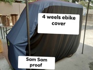 4 wheels EBIKE Golf type Cover (WATER REPELLANT)