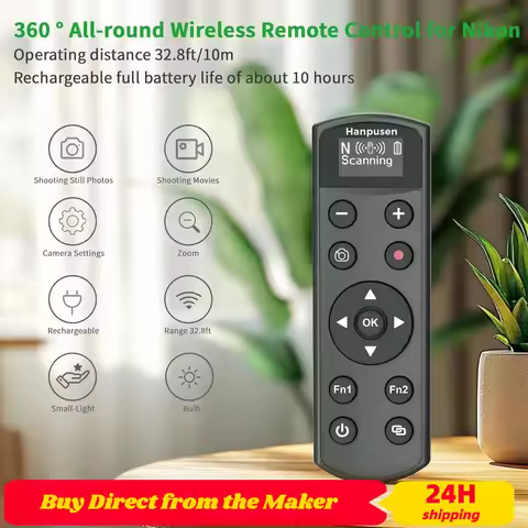 ML-L7 USB-C Wireless Remote Control Shutter Release for Nikon Z5II Z6III Z30 Z50 Z50II Zfc Zf Z6II Z