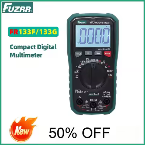 FR133F FR133G Smart Multimeter True RMS 1000V NCV Voltage Tester AC DC Current Resistance Cap Temp F