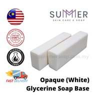 Summer Soap Pure Natural Opaque (White) Melt &amp; Pour Glycerin Soap Base 1kg Handmade Soap / DIY Soap Making/ Perfume Soap