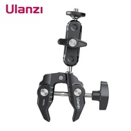 ULANZI R094 Super Clamp Magic Arm Bicycle Bike Motorcycle Handle Bar Mount for DSLR / GoPro / Insta360 / DJI OSMO ACTION