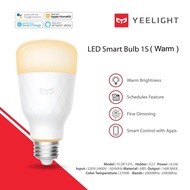 Yeelight Smart Light Bulb 1S Dimmable Warm White 8.5W YLDP15YL Smart Lamp