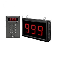 ระบบเรียกคิว แบบไร้สาย สําหรับร้านอาหาร เครื่องเรียกคิว แบบไร้สาย 999 รอบคิว สำหรับร้านอาหาร CK01