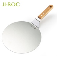 Pizza Shovel Wooden Handle Aluminum pizza Shovel Baking Cake Transfer Tool pizza Shovel 1.20A
