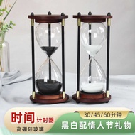 New Round Hourglass 45 Minutes Glitter 1 Hour Chronograph Ornaments Creative Gifts Valentine's Day B