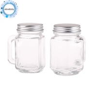 ulovebsby 1Pc 40ml Jam Honey Jar Portable Leakproof Coffee Milk Juice Bottle With Lid Home Party Bar