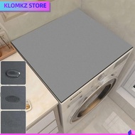 KLOMKZ การอบแห้งอย่างรวดเร็ว ที่คลุมเครื่องซักผ้า กันลื่น กันฝุ่นป้องกัน พรมในห้องน้ำ ล้างทำความสะอาดได้ ใช้ซ้ำได้ ไมโครเวฟป้องกันหรือ อุปกรณ์สำหรับห้องครัว