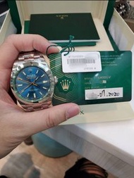 『已交流』👏👏👏勞力士 116400 Milgauss 抗磁 ROLEX 116400GV 閃電秒針 電光藍色面盤 綠玻璃