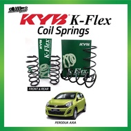 PERODUA AXIA (2014~) FRONT / REAR / SET COIL SPRING STANDARD KYB K-FLEX (2 OR 4 PCS)