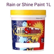 RAIN OR SHINE ELASTOMERIC WATERPROOF PAINT 1 LITER (PART )
