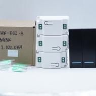 3 Gang Switch + 3Pcs Controller Switch RF 433Mhz Wifi