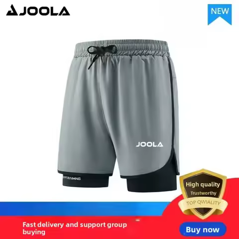 JOOLA's new table tennis jersey, fake two-piece shorts, men's sports quick drying breathable sports 