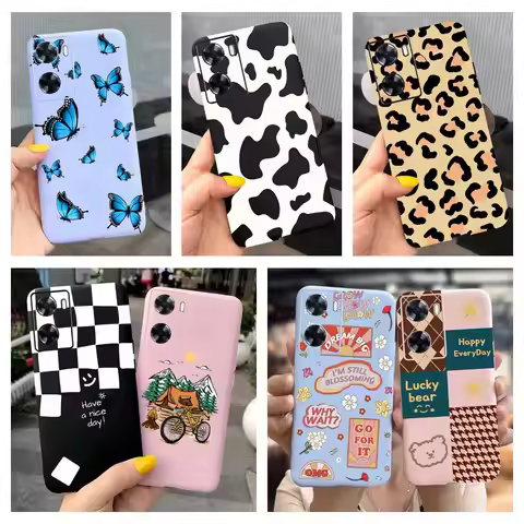 For OPPO A57 4G CPH2387 Case For OPPO A77 5G CPH2339 Cute Cartoon Phone Cover For OPPO A77S A57S A57