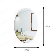 Gorich Mirror Wall Stickers Self-Adhesive Oval Face Stickers Home Decoration Hd Glass Soft Mirror Wall Stickers Acrylic self-adhesive mirror stickers for home use