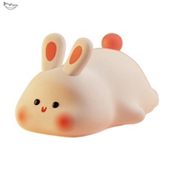 Night Light,Cute Silicone Lamp, Dimmable Light Up Bunny, Night Lamp,Rechargeable Bunny Nightlight, B