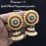 Goldplated Nayanthara Inspired Stone Jhumka