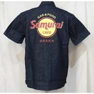 SAMURAI JEANS Samurai Automobile Club Gas Station Shirt SMGS19