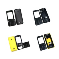 For Nokia 208 Mobile Phone Housing Cover Case Keypad 208 Front Frame Back cover battery door cover