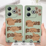 Case hp Compatible For SMART 8 HOT 40i - Silicone Casing - Clear Case - Kesing - TPU - Softcase Moti